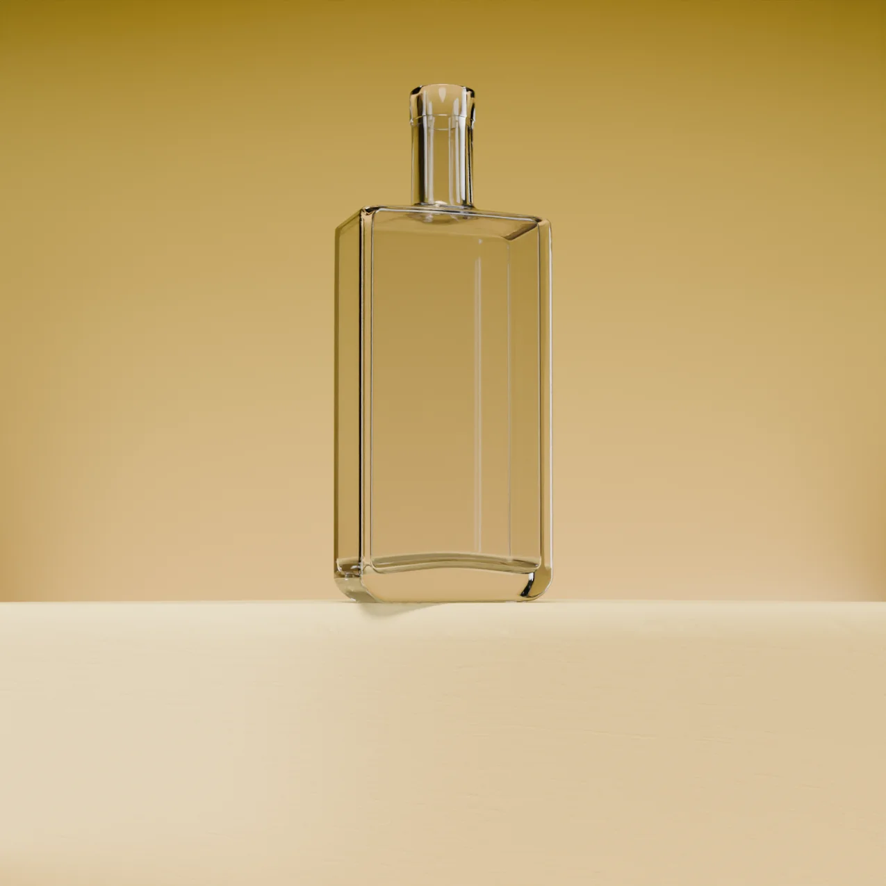 Botella de vidrio Iceland de 500ml ideal para ron, whisky, pisco y otros licores.