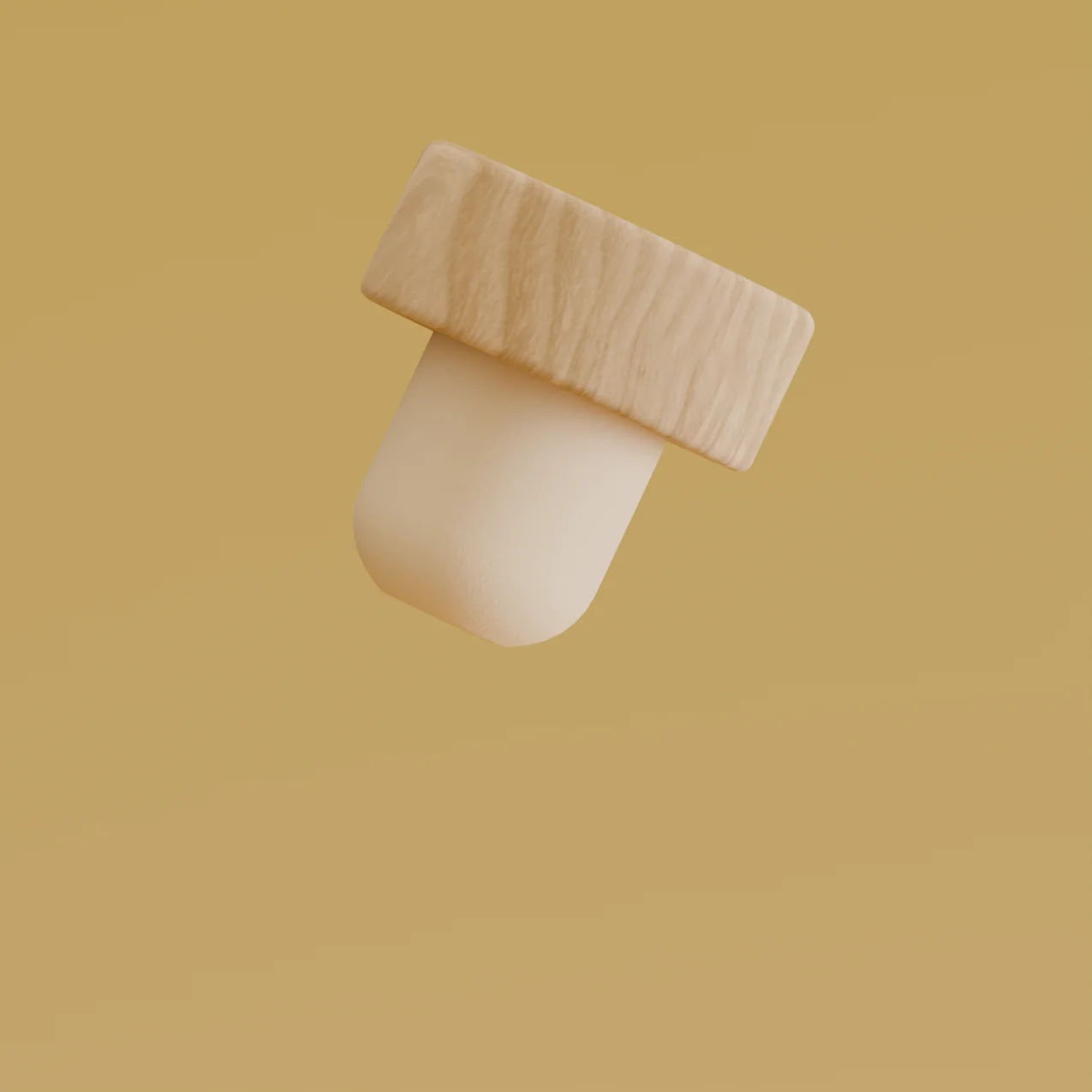 Tapón de madera 19.5 14x33 para botellas de vidrio premium. Para destilados, licores, cremas de pisco en botellas de 375ml, 500ml y 750ml.