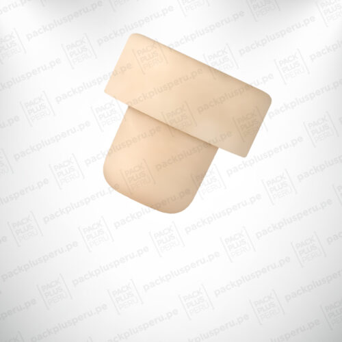 Tapón monopiezo sintético 24 17×37 para pisco y licores - PackPlusPeru