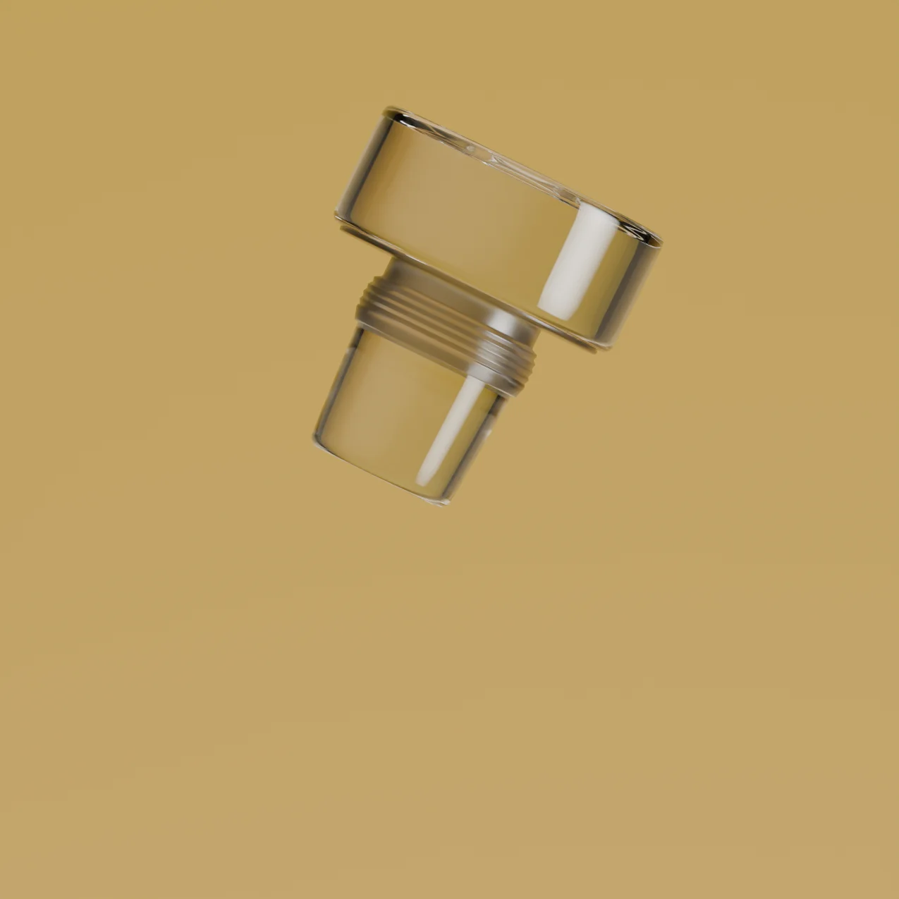 Tapón de Vidrio 29×19.5 para pisco y licores - PackPlusPeru