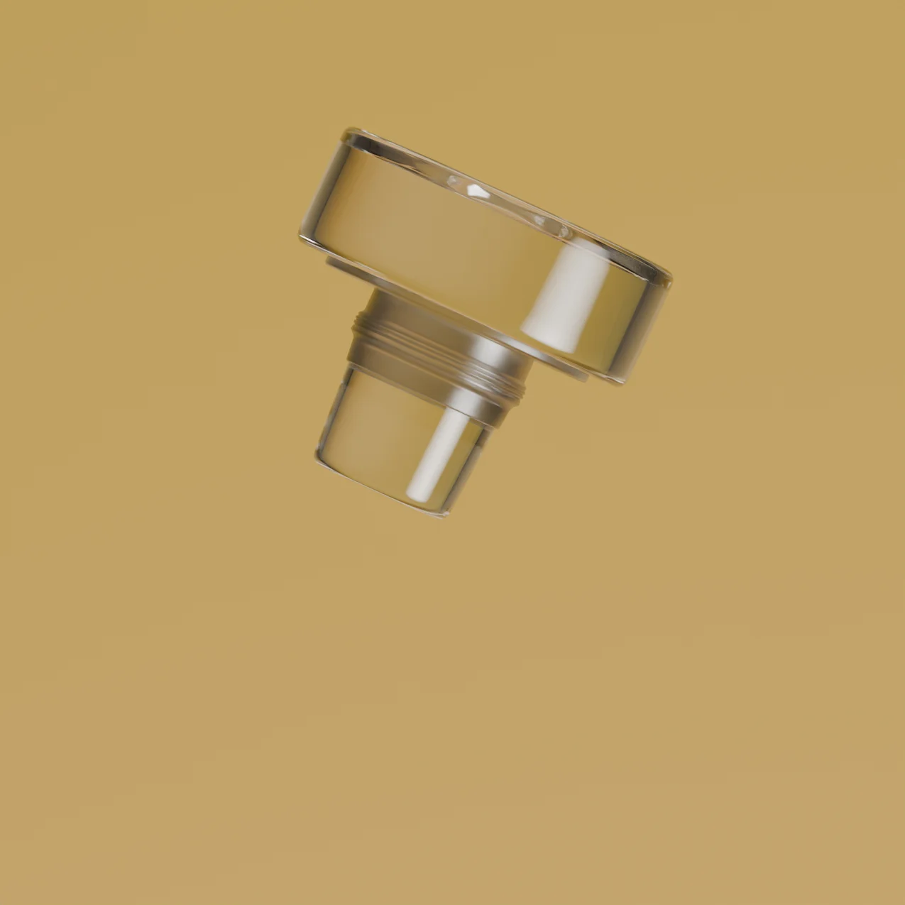 Tapón de Vidrio 34×19.5 para pisco y licores - PackPlusPeru