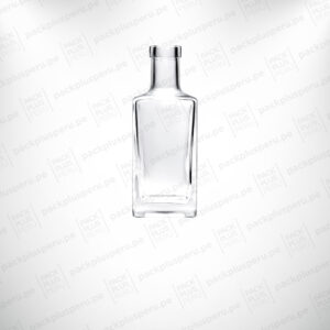 Botella de vidrio Qbic 250 ml para licores.