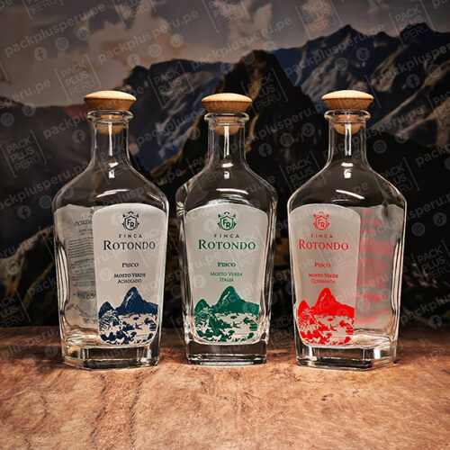 BOTELLA DE VIDRIO MACHU PICCHU PARA PISCOS 2 e1766606742788