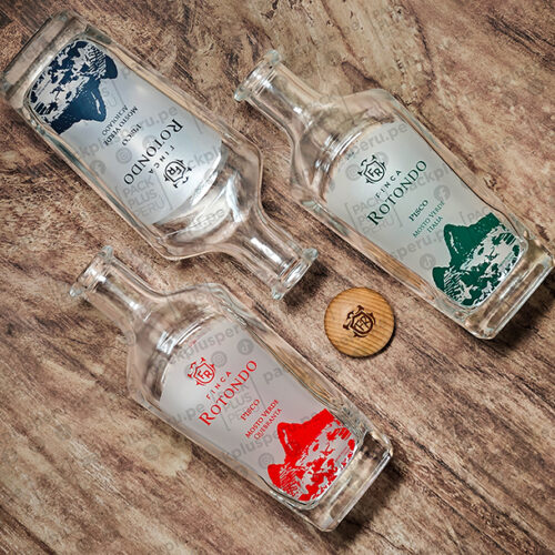 BOTELLA DE VIDRIO MACHU PICCHU PARA PISCOS 3 e1766606713244