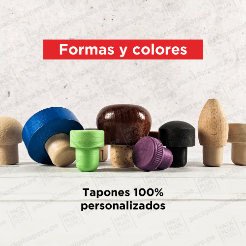 TAPONES FORMAS Y COLORES